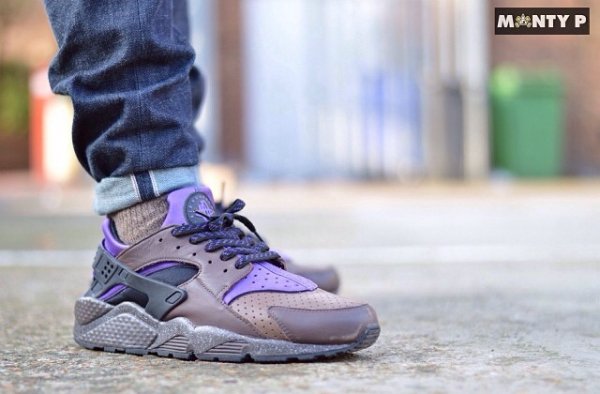 Nike gray Air Huarache Mowabb Charcoal Violet - The_monsta