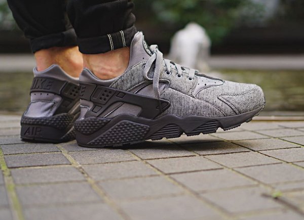 Nike Air Huarache TP Tech Fleece Cool Grey (2)