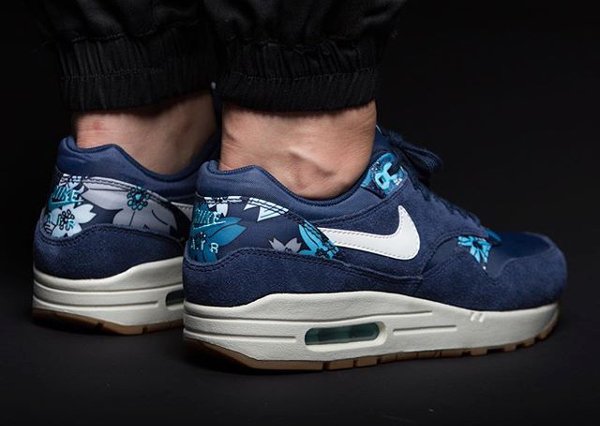 Nike Air Max 1 Aloha Floral Midnight Navy (1)