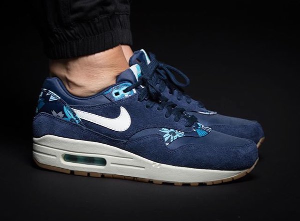 Nike Air Max 1 Aloha Floral Midnight Navy (2)
