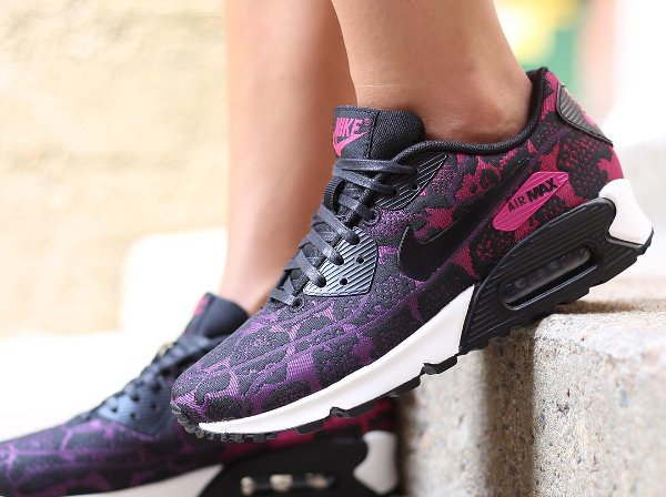 Nike Air Max 90 Jacquard Mulberry Fuchsia (1)