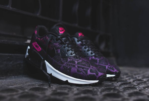 Nike Air Max 90 Jacquard Mulberry Fuchsia (2)