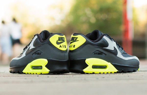 Nike Air Max 90 LTR Black Grey Volt (5)