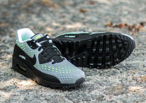 Nike Air Max 90 Ultra BR Grey Black Volt (4)