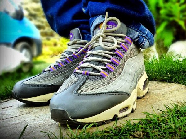 Nike gray Air Max 95 Mowabb - Pebeef (2003)