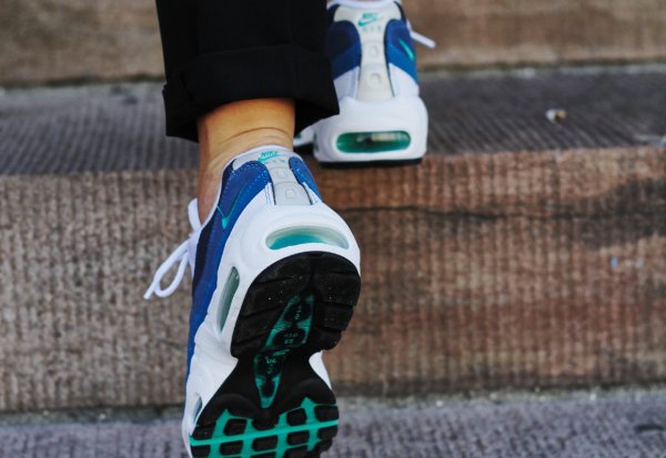 Nike Air Max 95 OG White New Green Bright Blue (5)