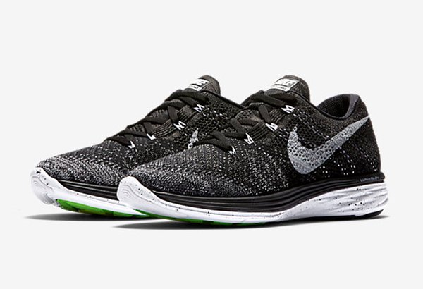 Nike Flyknit Lunar 3 Oreo Black White (2)