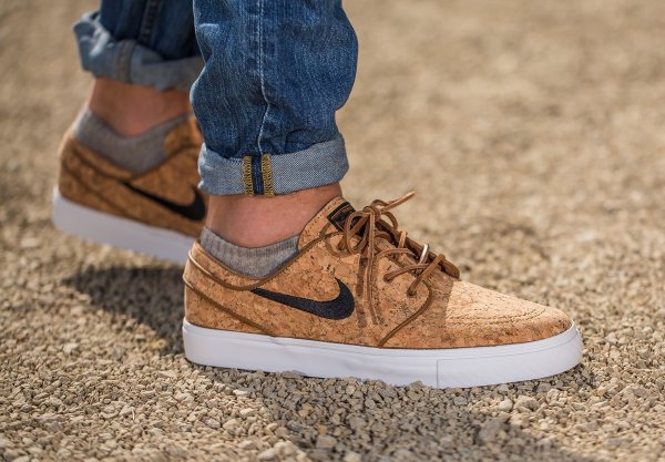 Nike SB Stefan Janoski Elite Cork aux pieds