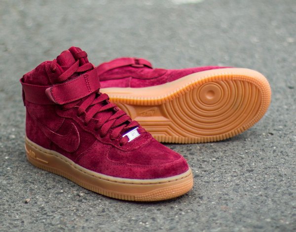 Maroon air cheap force 1 suede