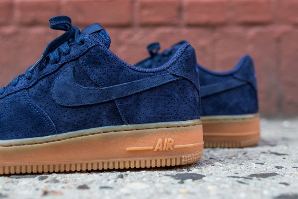 Nike Wmns Air Force 1 Low Suede Midnight Navy (5)