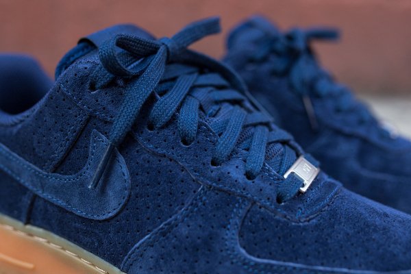Nike Wmns Air Force 1 Low Suede Midnight Navy (6)