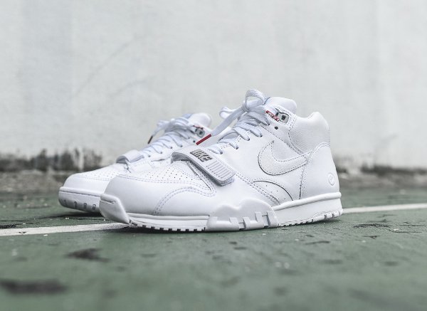 NikeLab Air Trainer 1 mi montante blanche (1)