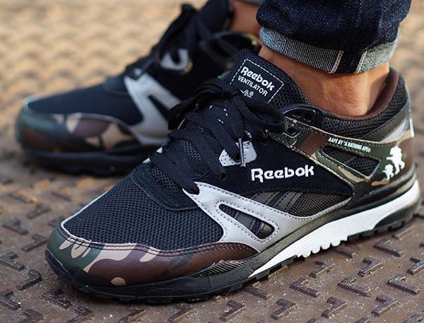 reebok ventilator x aape by a bathing ape