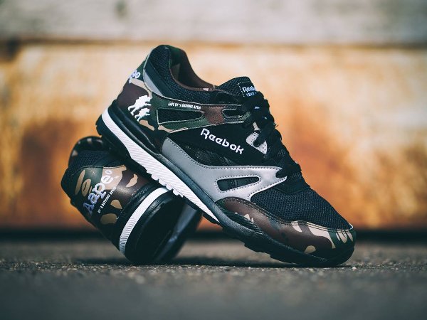 reebok ventilator x bathing ape