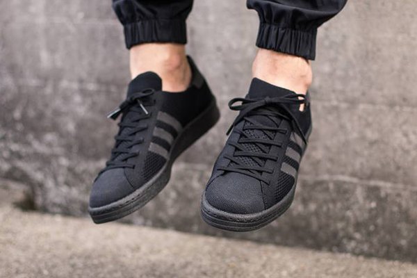 Adidas Campus tissée noire (2)