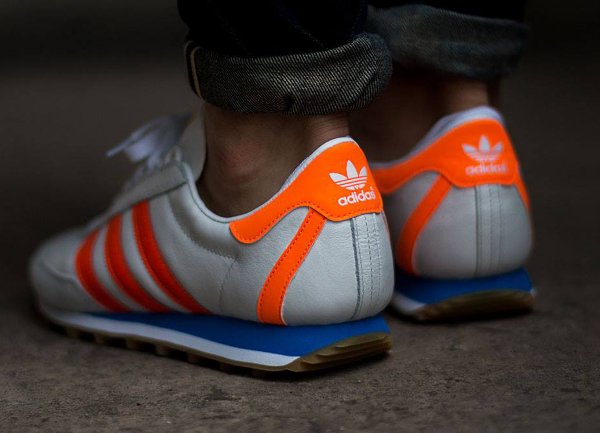 Adidas Originals Nite Jogger blanche orange (1)