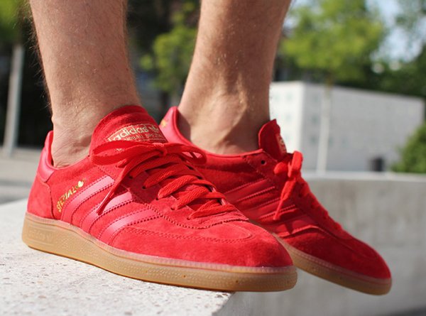 Adidas Spezial en daim rouge (2)