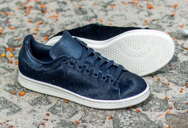 Adidas Stan Smith poils bleus (4)