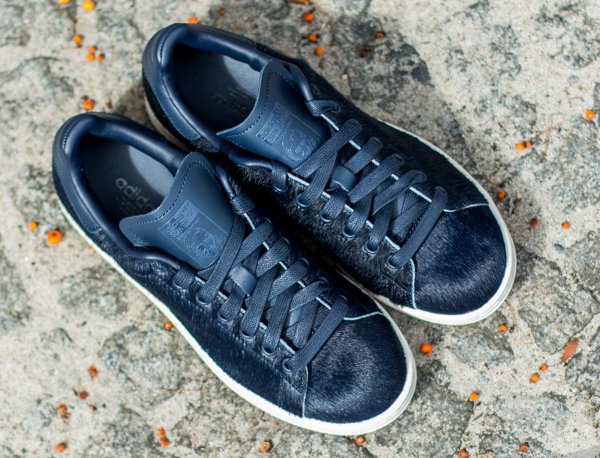 Adidas Stan Smith poils bleus (5)