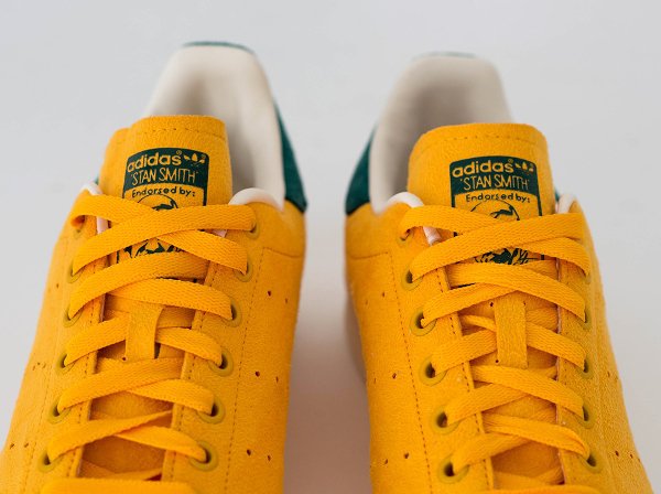 Adidas Stan Smith suede jaune (4)