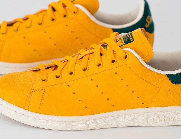 Adidas Stan Smith suede jaune (9)