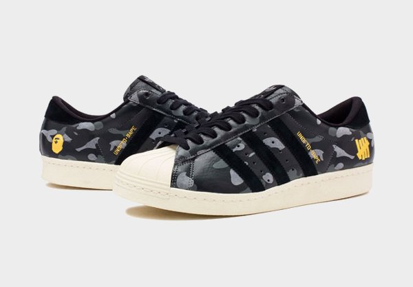 Adidas Superstar 80's x Bape x Undefeated