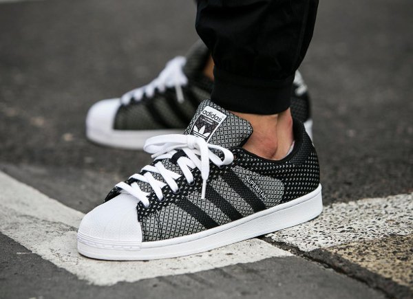 Adidas Superstar Weave Black White