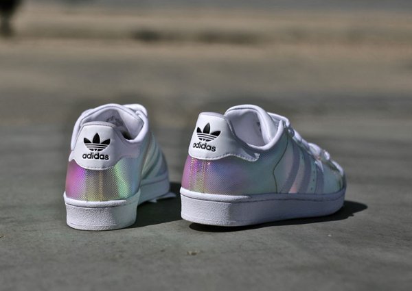 adidas superstar iridescent femme