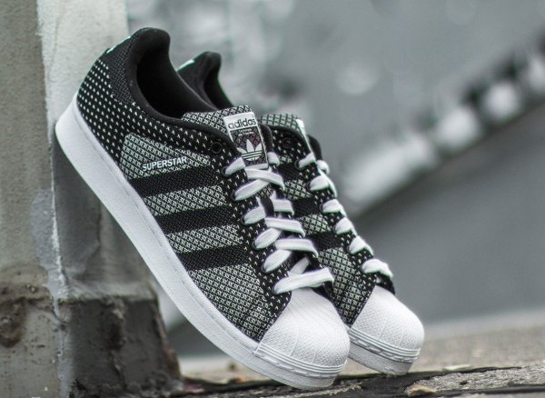 Adidas Superstar Weave Black White | Sneakers-actus
