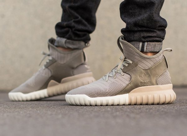 Adidas Tubular X Knit Sesame Clay Brown (2)