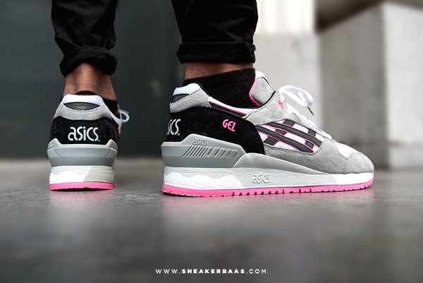 Asics Gel Respector OG grise et rose (1)