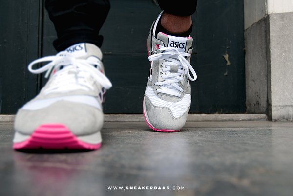 Asics Gel Respector OG grise et rose (3)