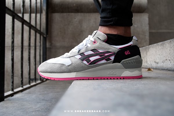 Asics Gel Respector OG grise et rose (4)