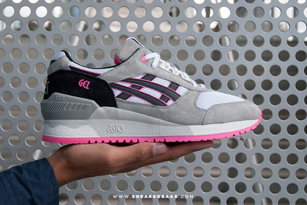 Asics Gel Respector OG grise et rose (6)