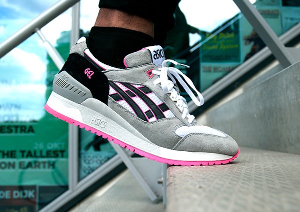 Asics Gel Respector OG grise et rose (7)