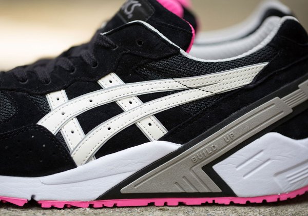 Asics Gel Sight noire blanche rose (1)