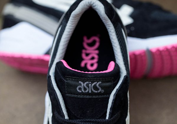 Asics Gel Sight noire blanche rose (5)