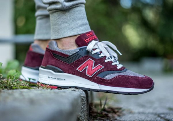 New Balance 997 CRG Burgundy (1)