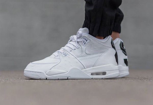 Nike Air Flight 89 Leather Triple White (1)