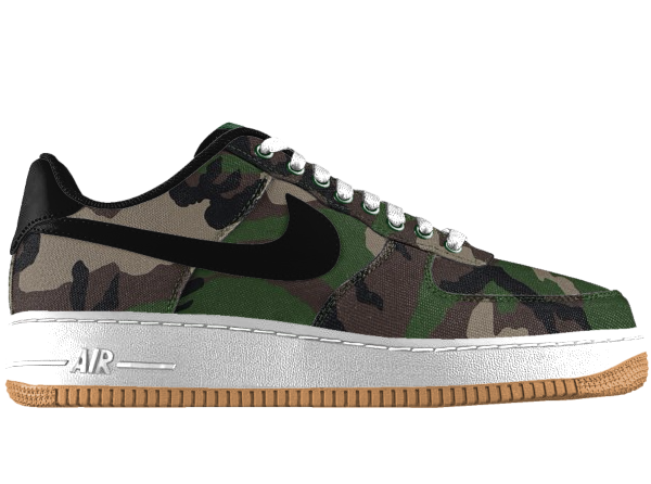 Nike Air Force 1 ID Woodland Camo Low