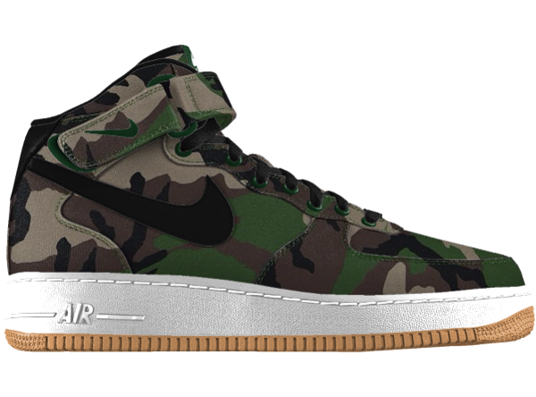 Nike Air Force 1 ID Woodland Camo Mid