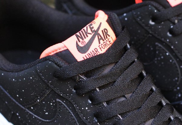 Nike Air Force 1 Lunar Black Hot Lava (taches) (3)