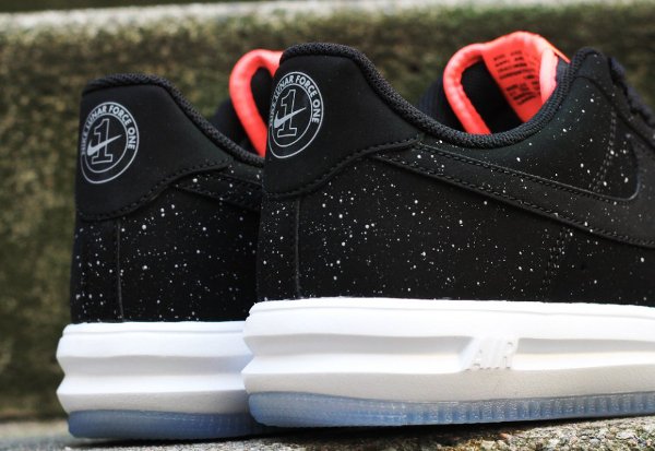 Nike Air Force 1 Lunar Black Hot Lava (taches) (4)