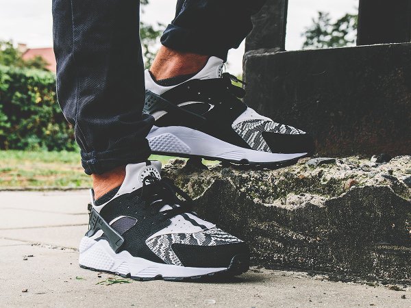 Nike Air Huarache PA Black White Zebra  (2)