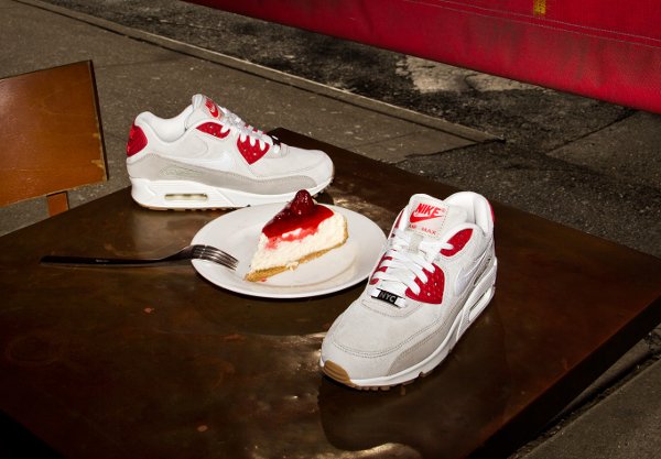 Nike Air Max 90 Light Beige Red White (3)