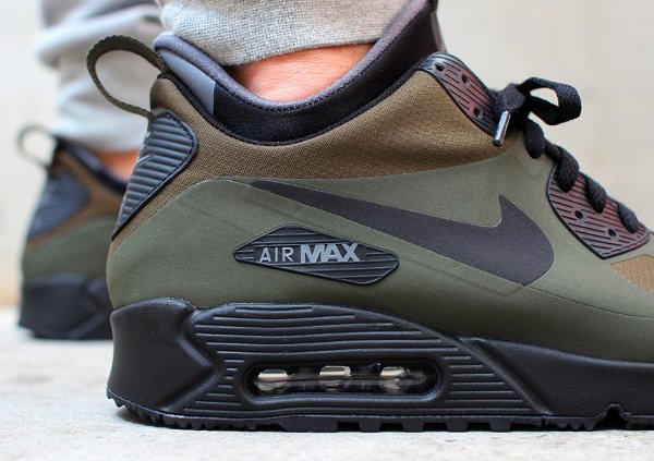 Nike Air Max 90 Mid Winter vert kaki (4)