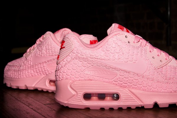 Nike Air Max 90 Pink Space Pink Chilling Red (3)