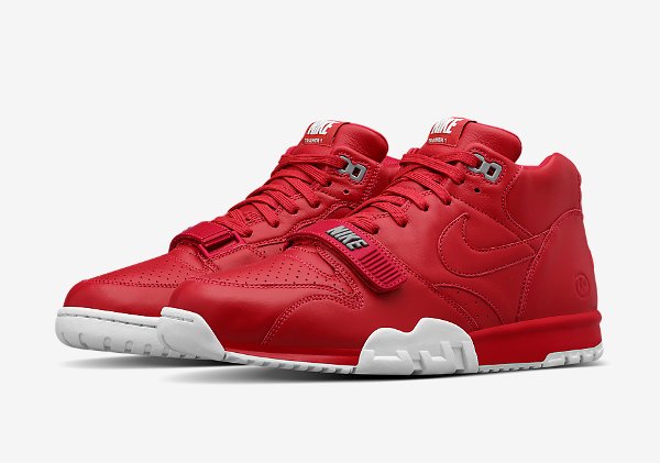 Nike Air Trainer 1 Mid x Fragment Red (1)