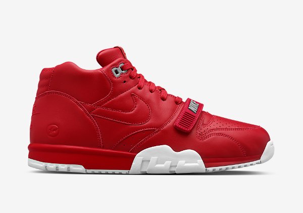 Nike Air Trainer 1 Mid x Fragment Red (2)