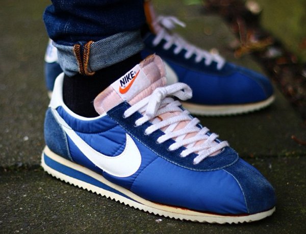 Nike Cortez Nylon Vintage Made in Japan Blue